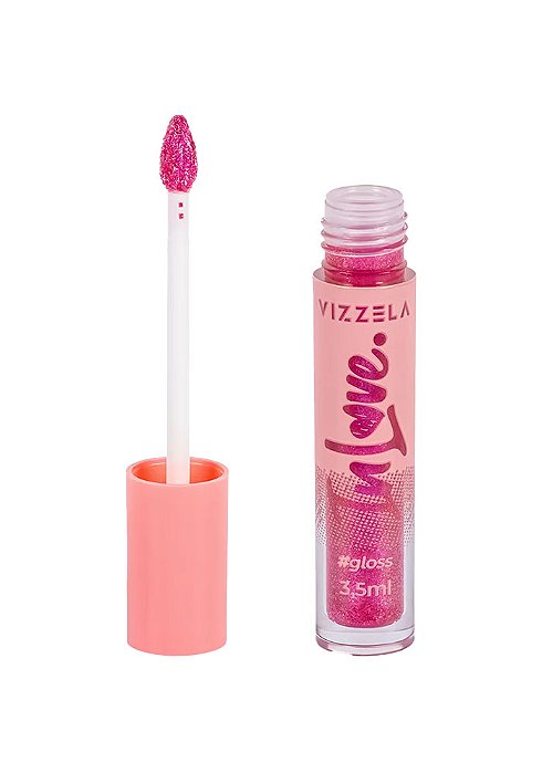 Gloss Labial In Love Cor 10 Baby Vizzela 3,5ml