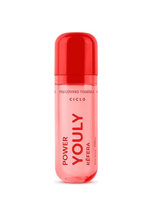 Body Splash Power Youly Kêfera Ciclo Feminino 200ml