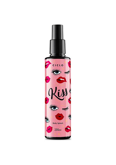 Body Splash Kiss Ciclo Feminino 200ml