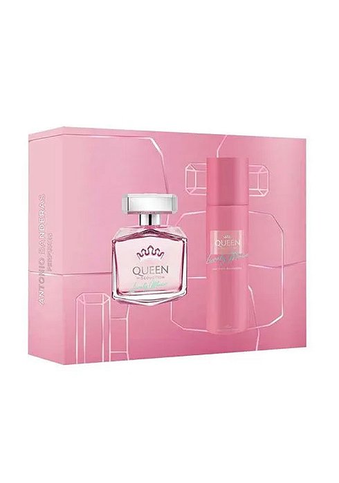 Kit Queen Of Seduction Lively Muse Antonio Banderas Eau de Toilette Feminino Perfume 80ml + Antitranspirante 150ml