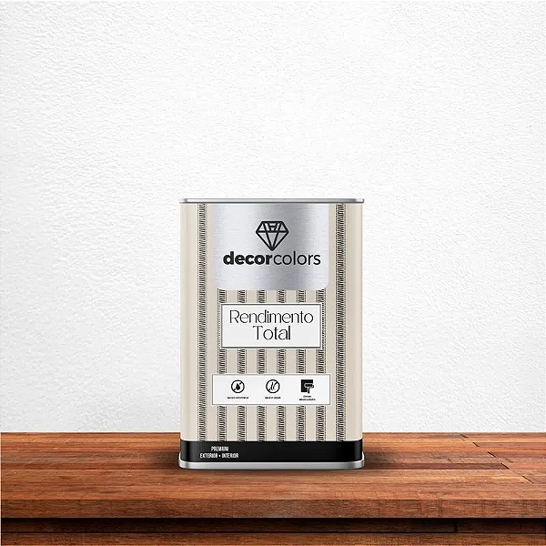 TINTA PREMIUM RENDIMENTO TOTAL, BRANCA 21,5 KGS - DECOR COLORS