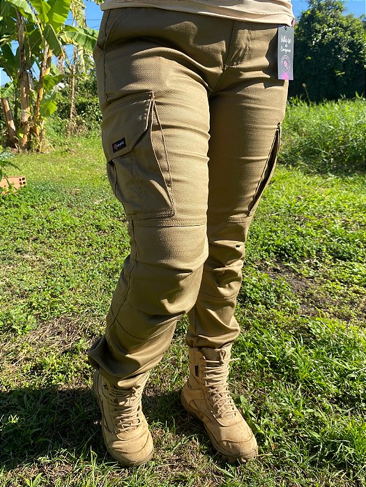 Calça Tática Tan Feminina