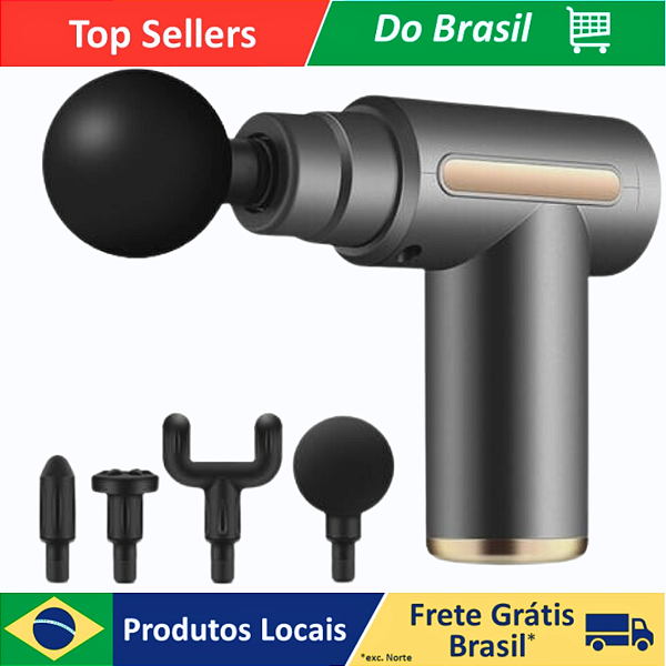 Massageador Corporal Facial Elétrico Muscular Profissional – Potência, Alívio e Bem-Estar no Seu Dia a Dia