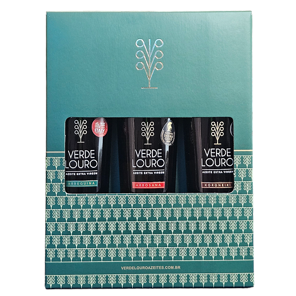 Kit 3 Azeite Extra Virgem Verde Louro Premiados 250ml