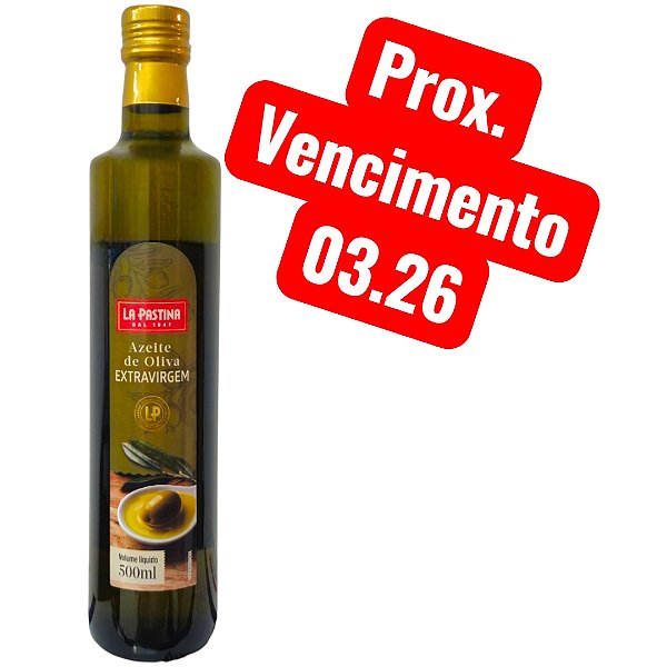 Azeite Extra Virgem La Pastina Italiano 500ml.
