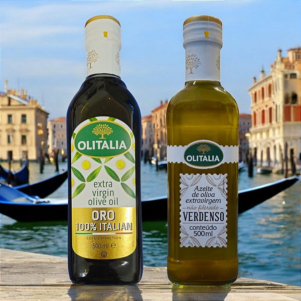 Dupla Extra Virgem Olitália Oro e Verdenso Italianíssimos 500ml