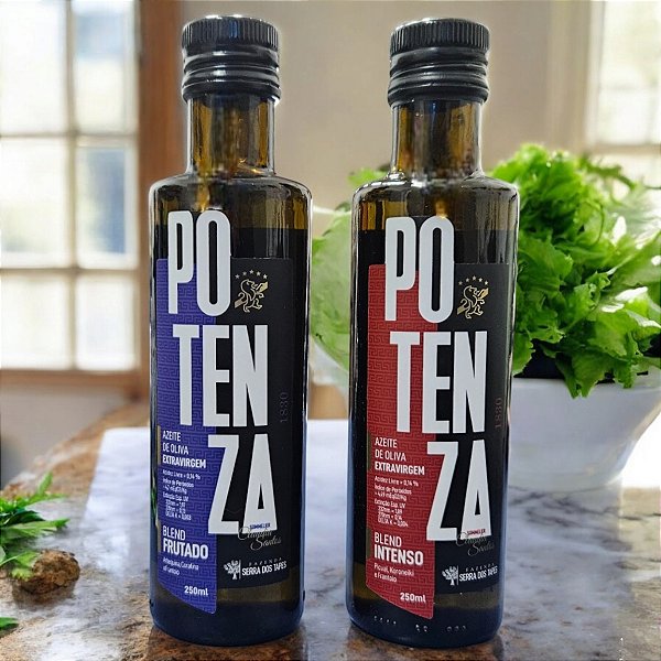 Dupla Azeites Potenza Intenso e Blend Frutado 250ml. Premiados
