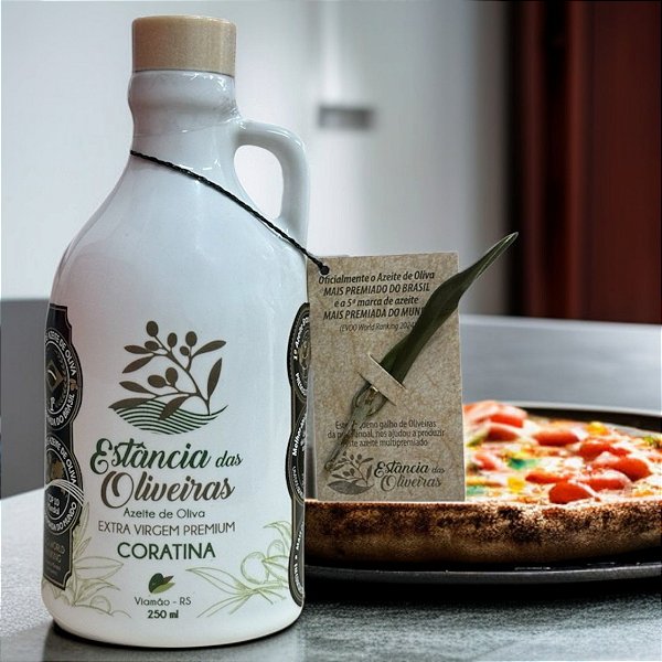 Azeite Extra Virgem Estância Das Oliveiras Coratina Jarra 250ml