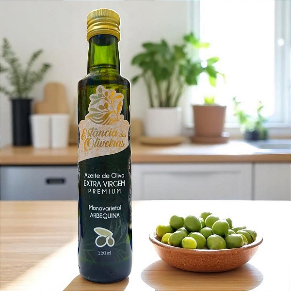 Azeite Extra Virgem Estancia Das Oliveiras Arbequina 250ml.