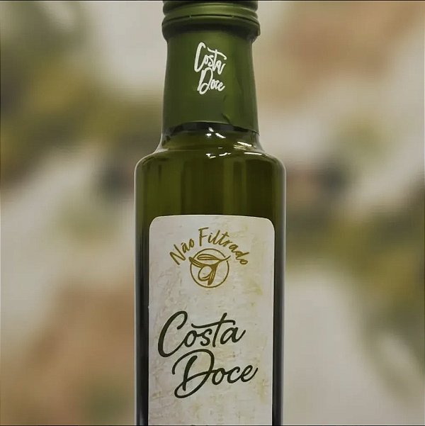 Azeite Extra Virgem Costa Doce Não Filtrado ac. 0,2% 250ml.