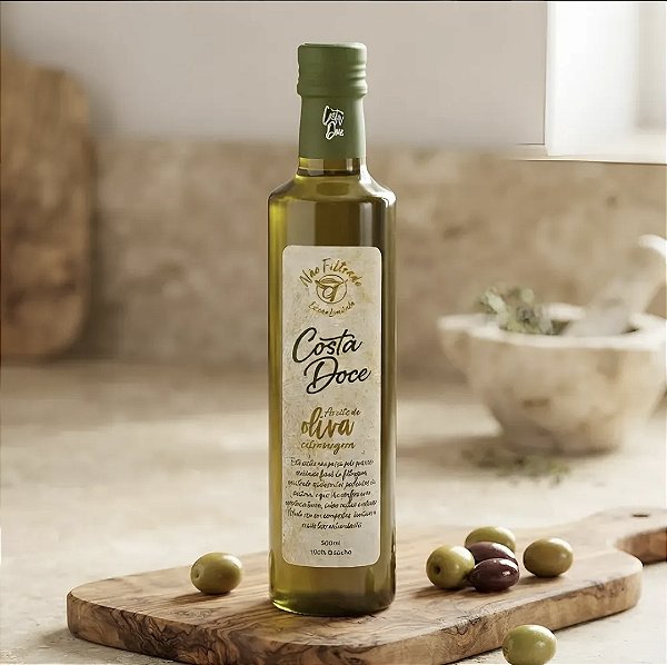Azeite Extra Virgem Costa Doce Não Filtrado 500ml.