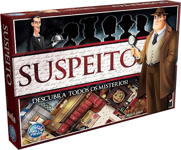Jogo Detetive Suspeito Descubra Misterios Jogo Pais e Filhos