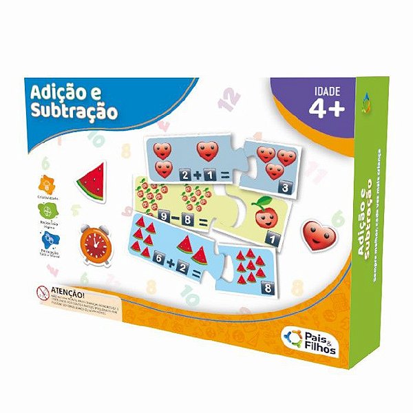 Jogo Educativo De Matemática Aprendendo Adição E Subtração
