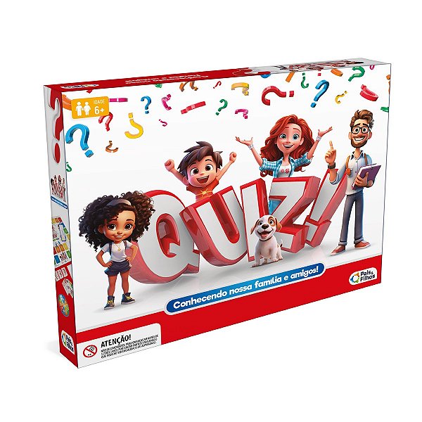 Jogo De Tabuleiro Quiz! Perguntas E Respostas Pais E Filhos