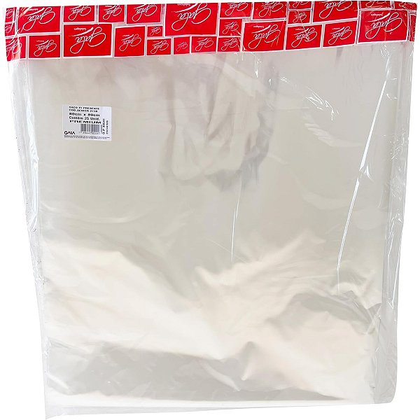 Kit Sacos De Presente Transparente Premium 80x89cm 25un