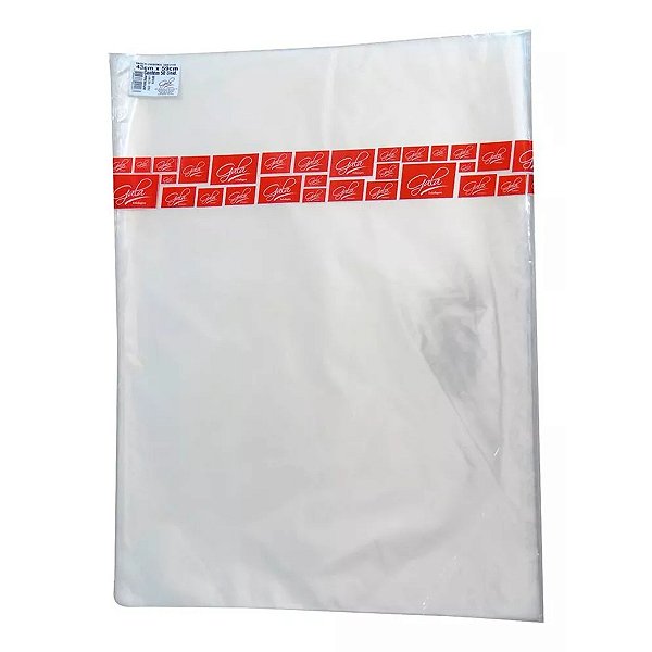 Kit Sacos De Presente Transparente 900 Incolor 43x59cm 50un
