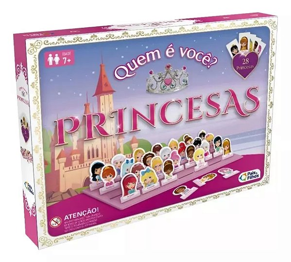 Quem É Você? Princesas Jogo De Tabuleiro 28 Carinhas