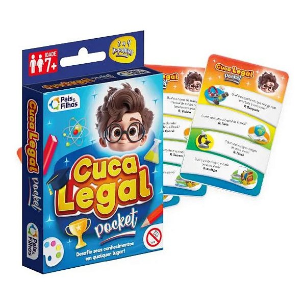 Jogo Cuca Legal Pocket Perguntas E Respostas Pais E Filhos