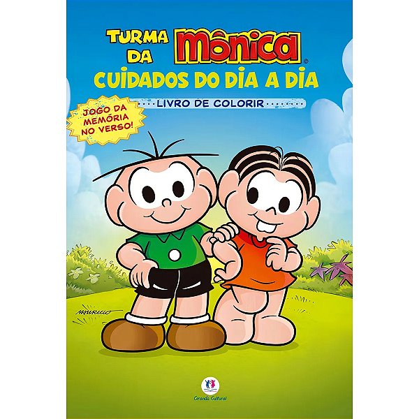 Livro Turma Da Mônica: Cuidados Do Dia A Dia Colorindo