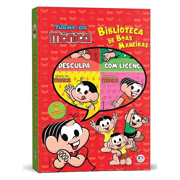 Turma Da Mônica - Boa Maneiras Box Com 6 Livrinhos