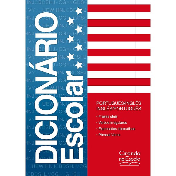 Livro Dicionario escolar Portugues/ Ingles Ciranda Cultural