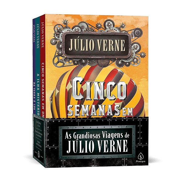 Livro As grandiosas viagens de Julio Verne