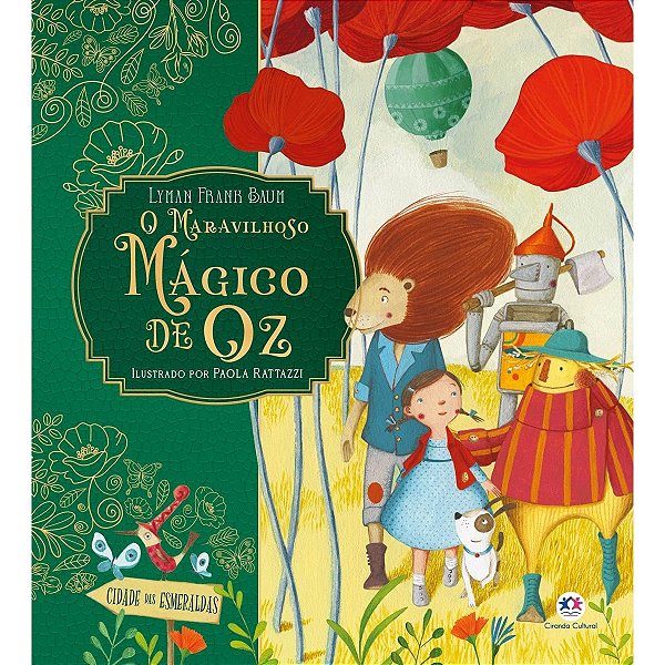 Livro Capa Dura Luxo - O Maravilhoso Mágico De Oz