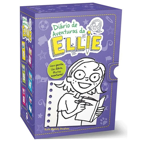 Box Com 6 Livros - Diário De Aventuras Da Ellie