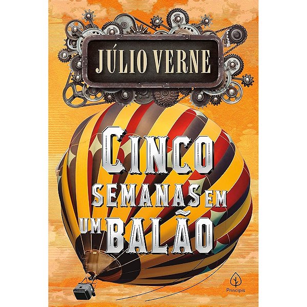 Livro Cinco semanas em um balao - Julio Verne