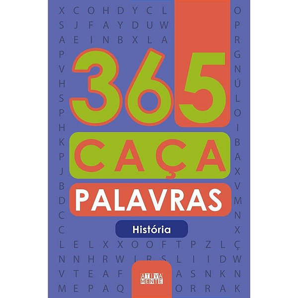 Livro 365 Caca-Palavras - Tema Historia