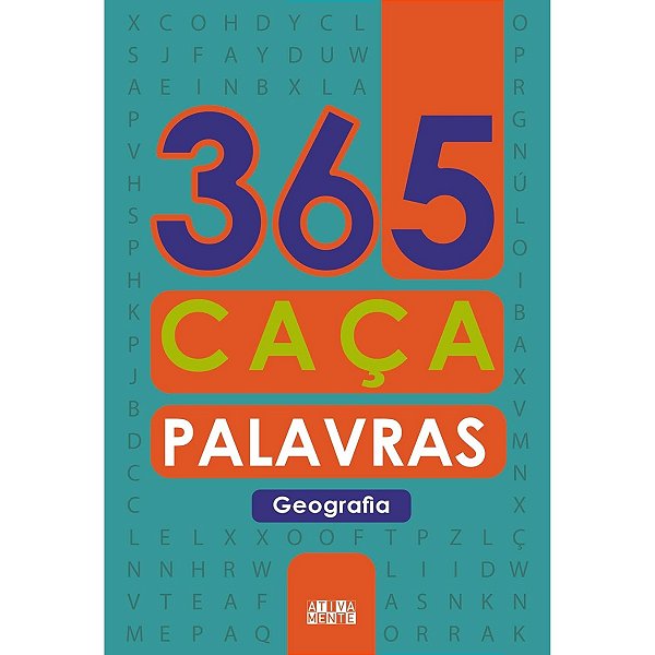 Livro 365 Caça-palavras - Geografia