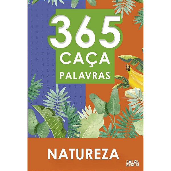 Livro 365 Caça-palavras - Natureza