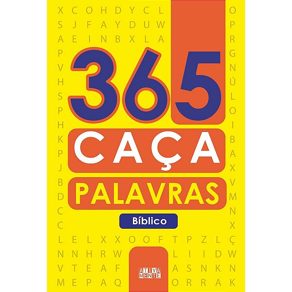 Livro 365 Caca-Palavras Bíblico - Ativamente