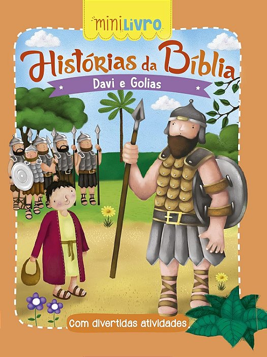 Mini Livro Historias da Biblia - Davi e Golias