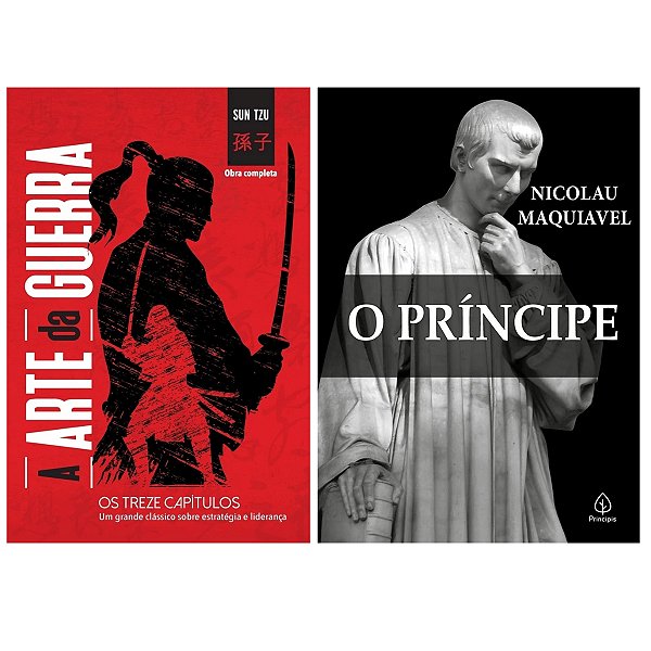 Kit 2 Livros | O Príncipe Nicolau Maquiavel + Arte da Guerra