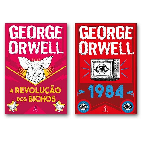 Kit 2 Livros | Revolução dos Bichos e 1984 George Orwell