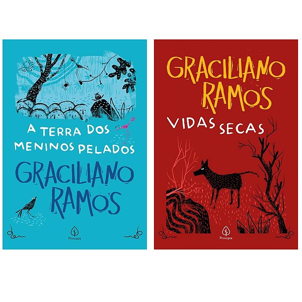 Kit Livros Graciliano Ramos - A Terra Dos Meninos Pelados + Vidas Secas