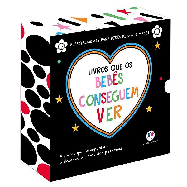 Livros que os bebes conseguem ver