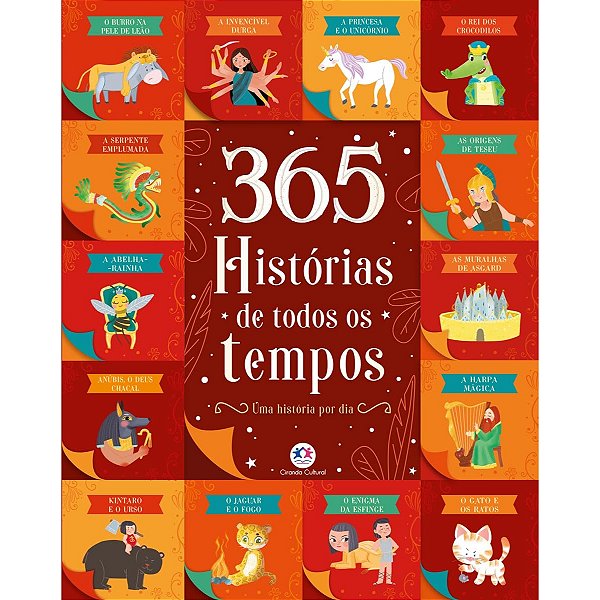 Livro Almofadado Grande 365 Histórias De Todos Os Tempos