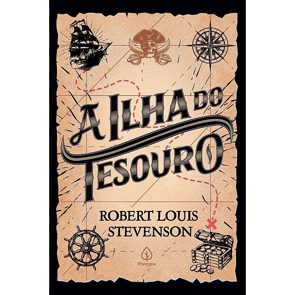 Livro A ilha do tesouro - Editora Principis