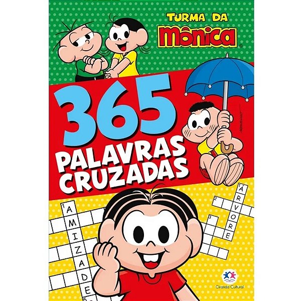 Livro Turma da Monica - 365 palavras cruzadas