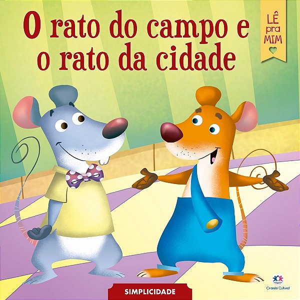Livrão O rato do campo e o rato da cidade - Lê pra mim