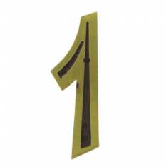 Numero Residencial Latonado Frizado Numero 1