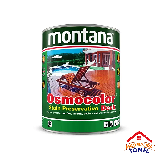 Montana Osmocolor Stain Castanho UV Deck 900 ML