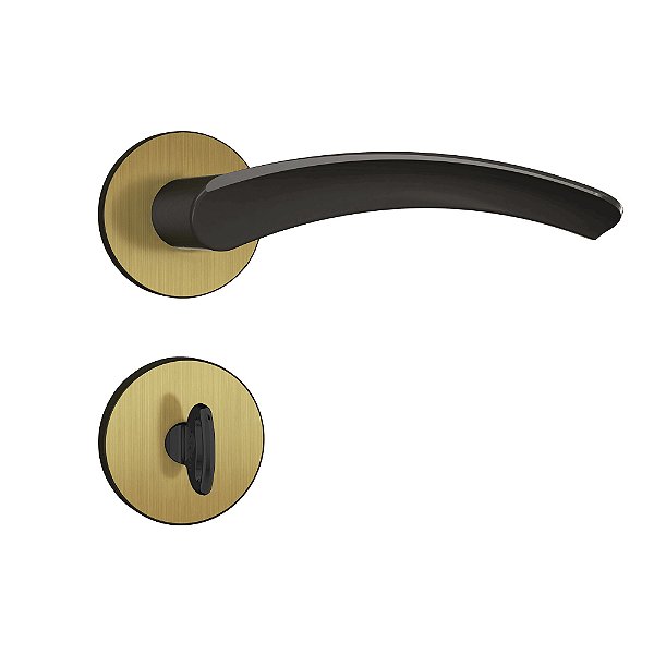 Fechadura Stam Banheiro 823/13 Roseta Redonda Oxidado E-Coat