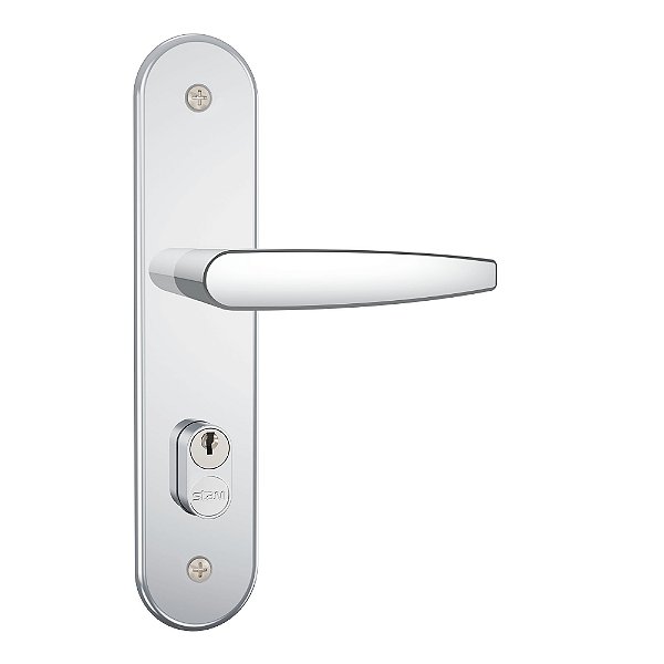 Fechadura Stam Externa 804/33 Cromado Espelho de Inox