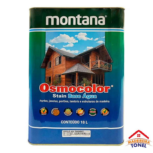 Montana Osmocolor Stain Natural Base de Agua Uv Gold 18 L