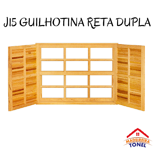 Janela de Angelim Pedra Guilhotina Ref J15