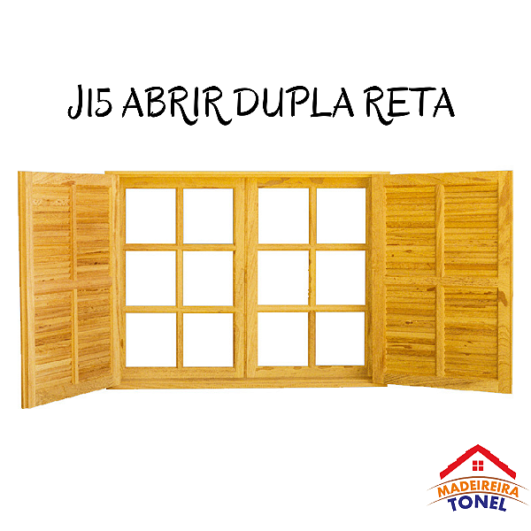 Janela de Angelim Pedra Ref J15