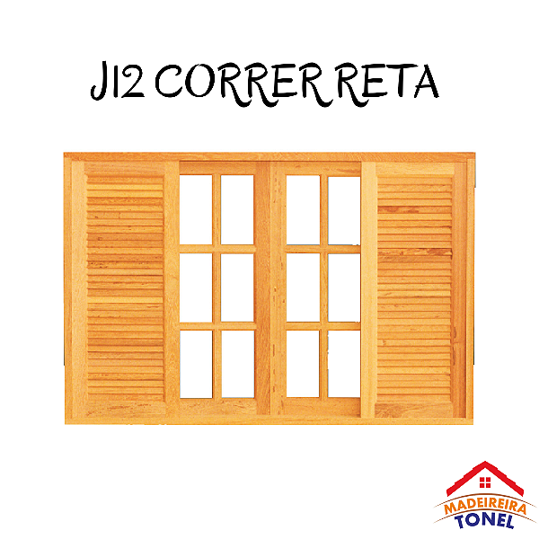 Janela Veneziana  de Angelim Pedra Ref J12